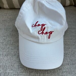 New Women’s White Cap with Red Embroidery